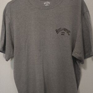 Billabong Gray Crew Neck Short Sleeve Tee